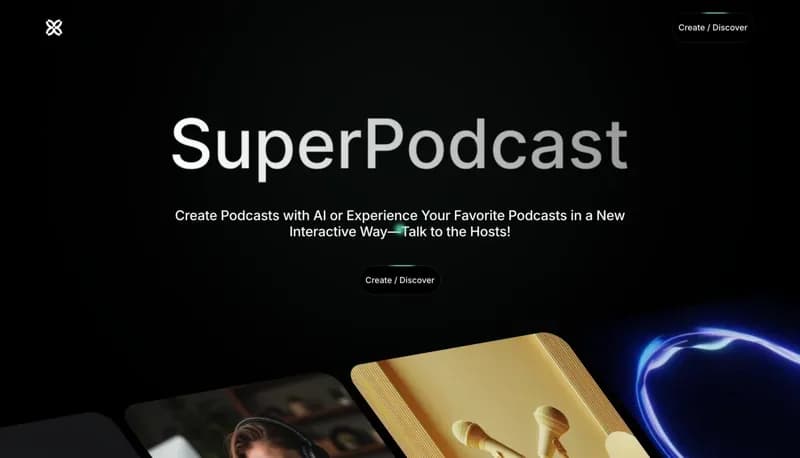 SuperPodcast.ai screenshot