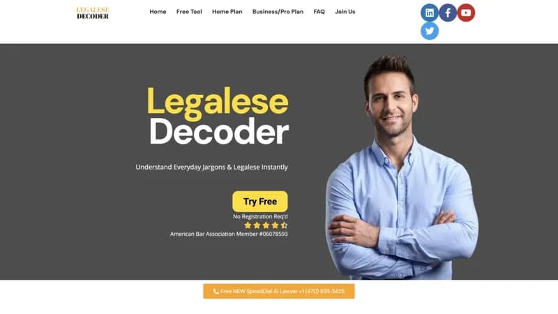 Legalese Decoder screenshot