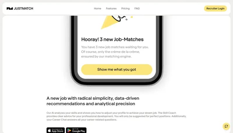 Justmatch screenshot