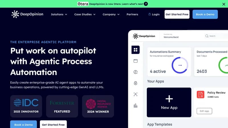 deepopinion website