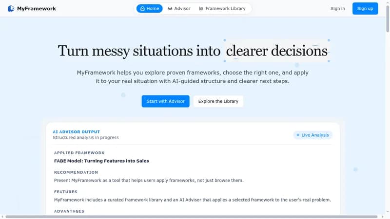myframework website