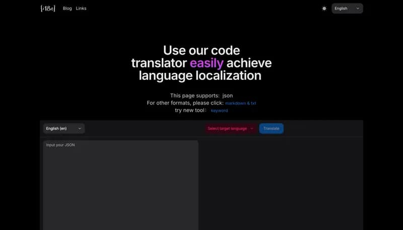 I18n Code screenshot