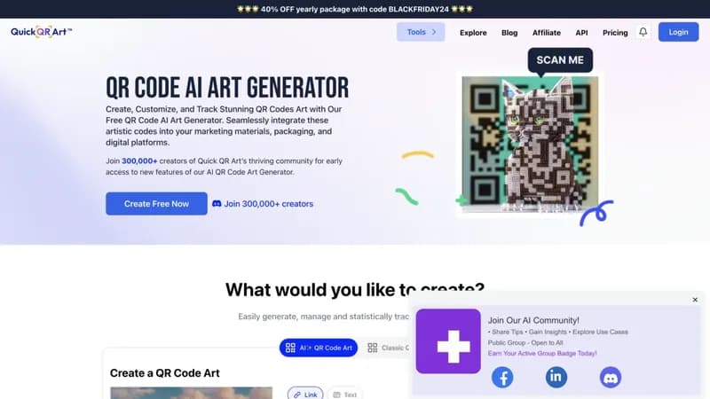 Quick QR Art screenshot