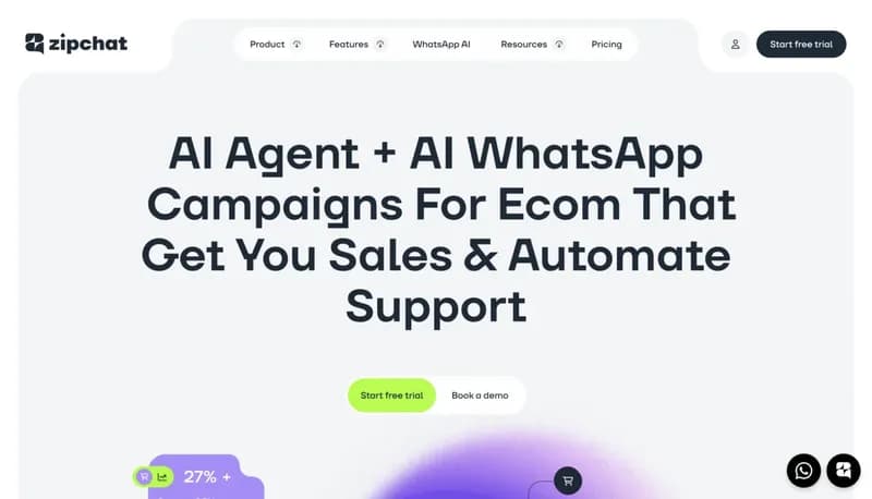 Zipchat AI screenshot