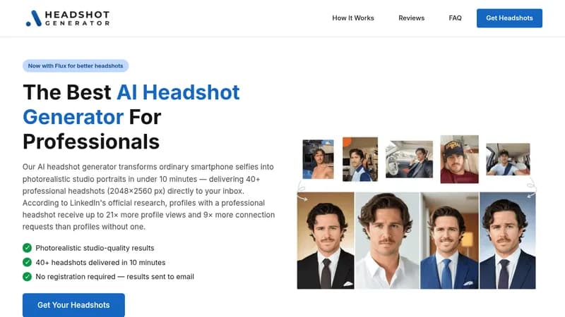 ai headshot generator website