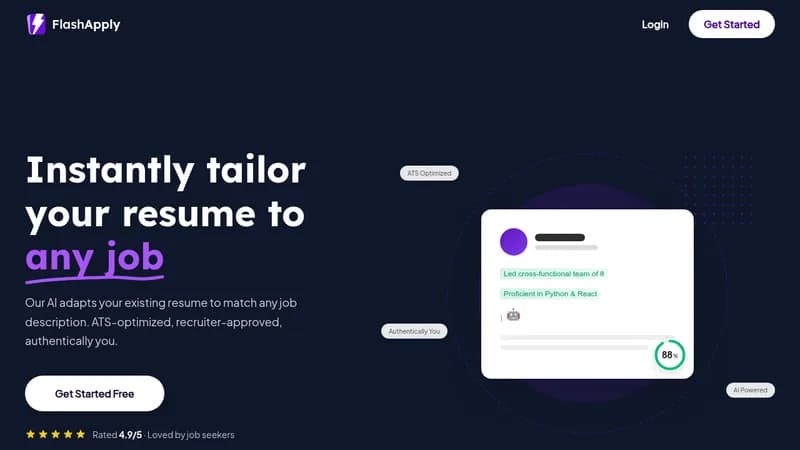 flashapply website