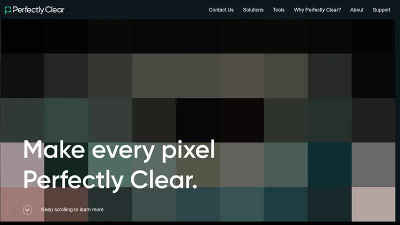perfectly clear website