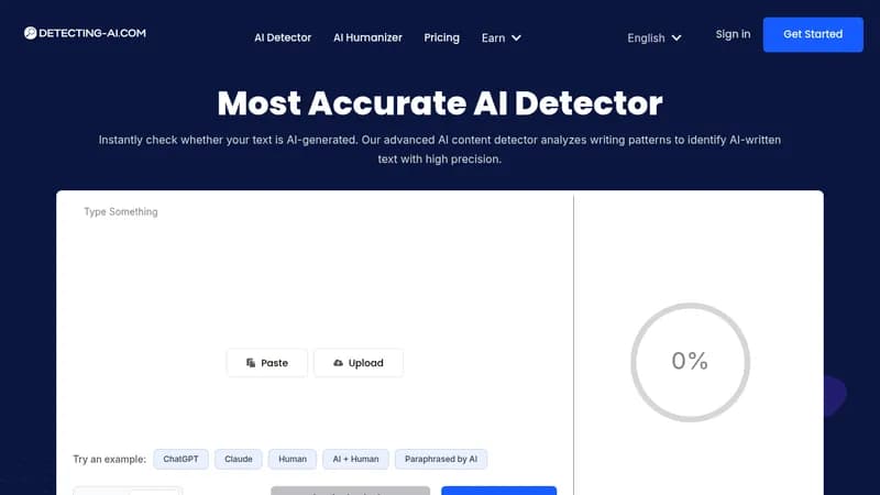 detecting-ai.com website