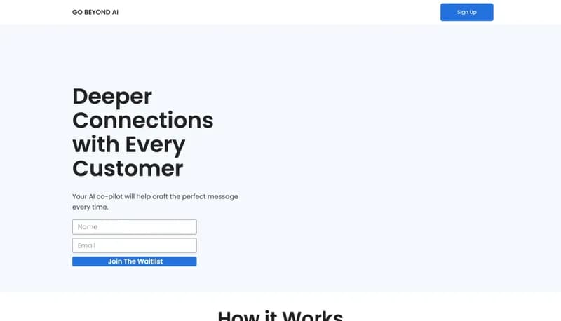 GoBeyond screenshot