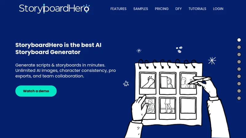 storyboardhero website