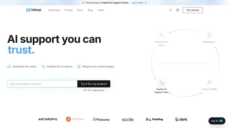 Inkeep screenshot