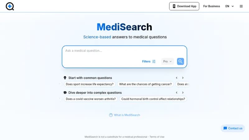 medisearch website