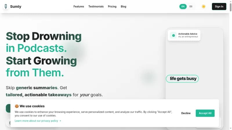 sumly website