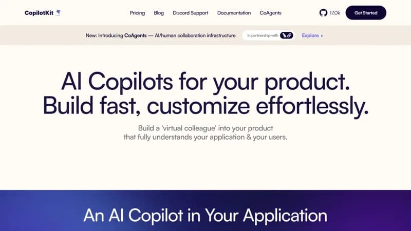 CopilotKit screenshot