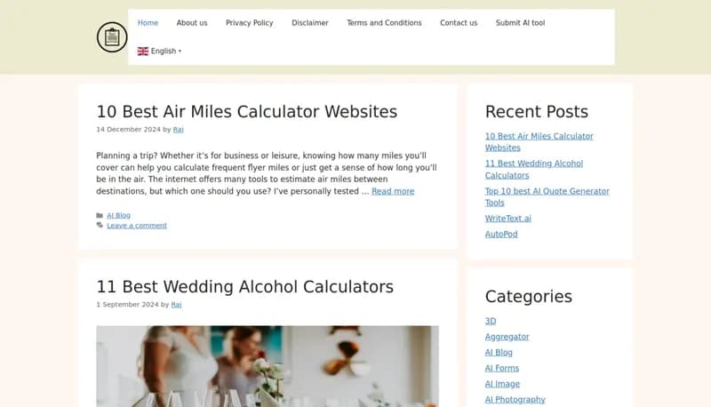Toolsummary screenshot