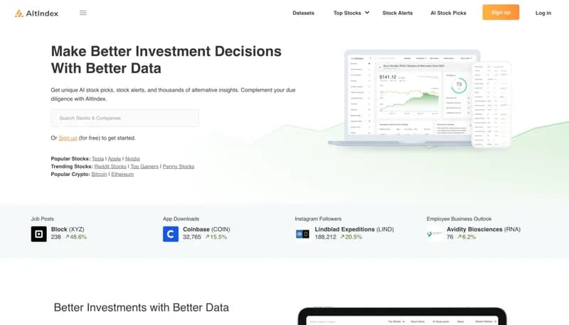 AltIndex screenshot