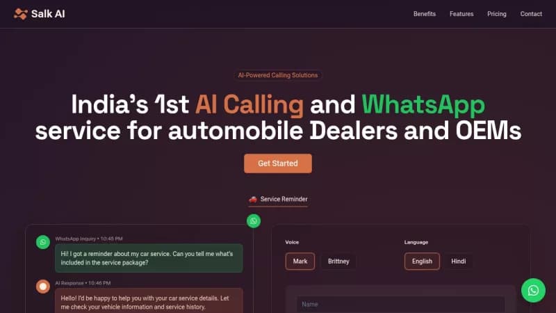 Salk AI screenshot