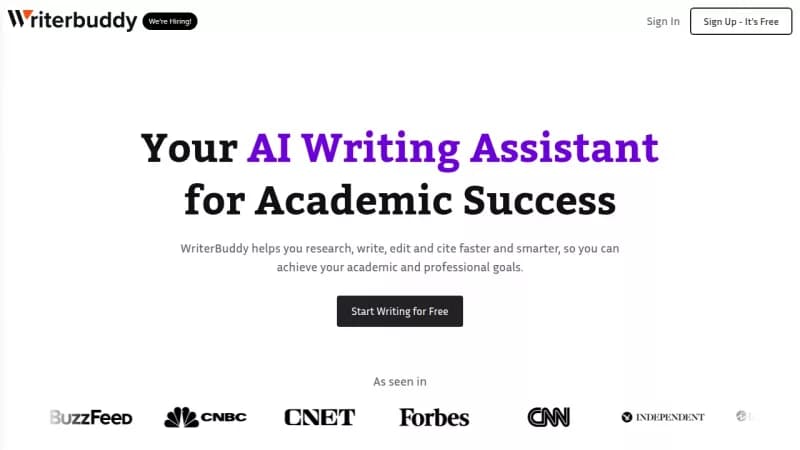 WriterBuddy screenshot