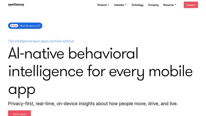 sentiance website