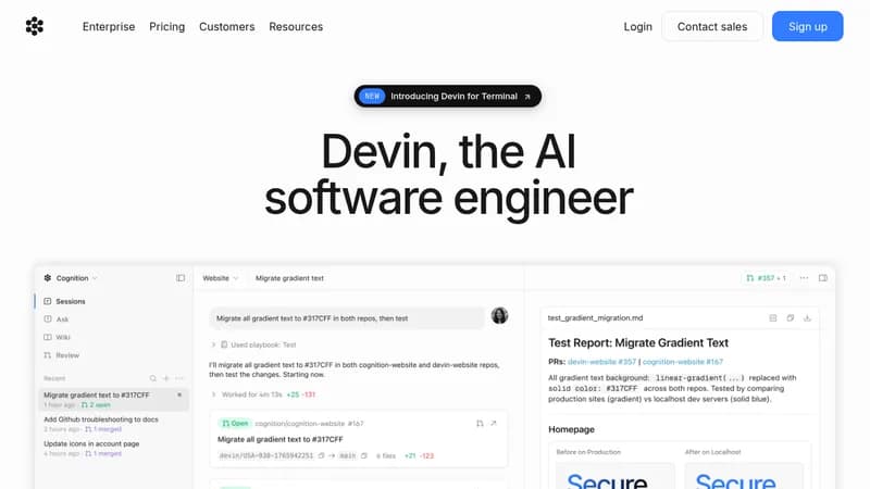 devin website