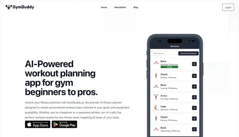 GymBuddy.ai screenshot