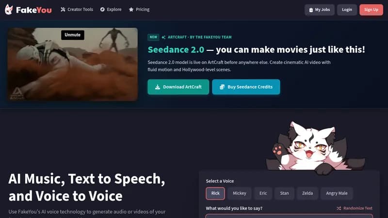 fakeyou website