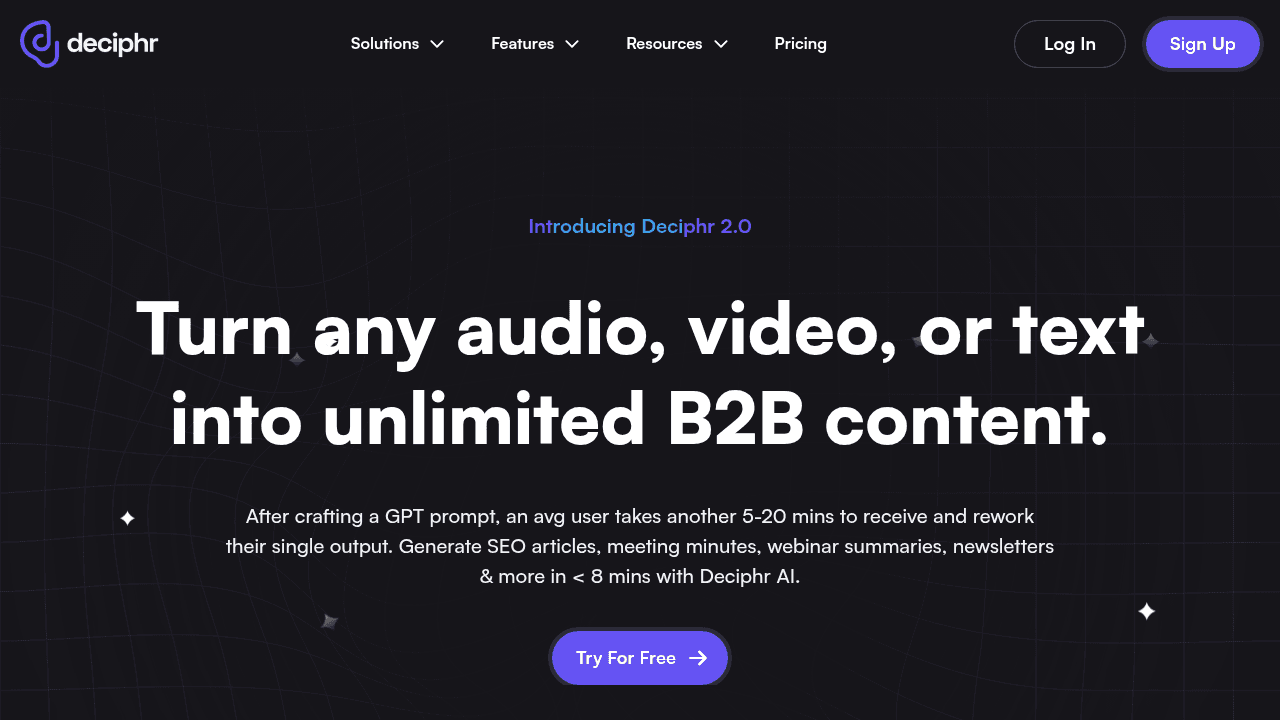 deciphr website