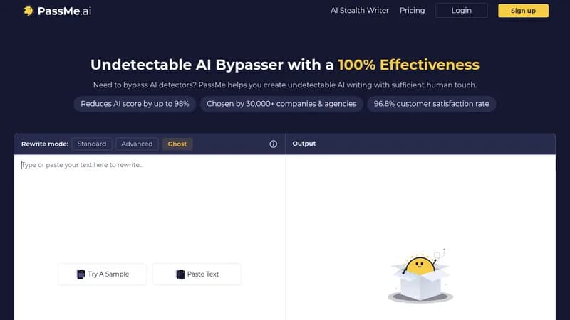 passme ai website