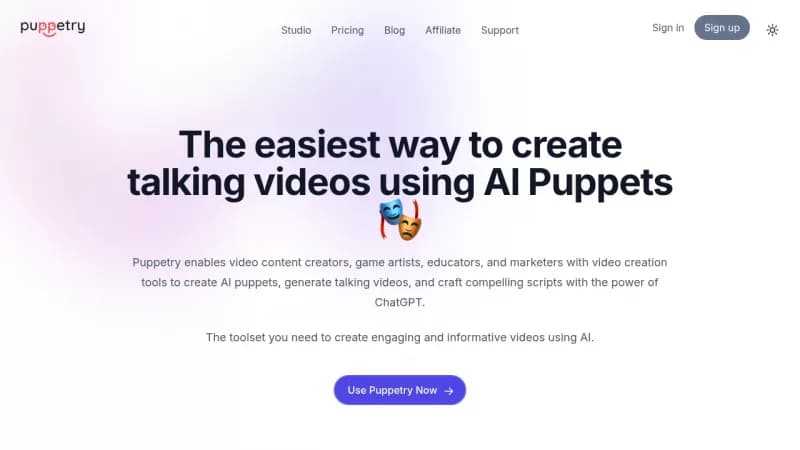 Puppetry screenshot