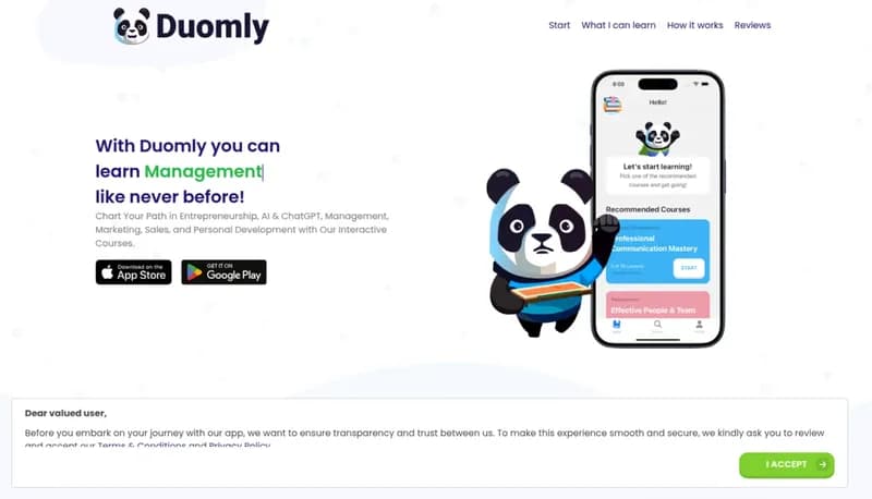 Duomly screenshot