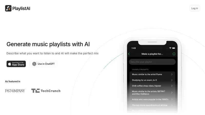 playlistai website