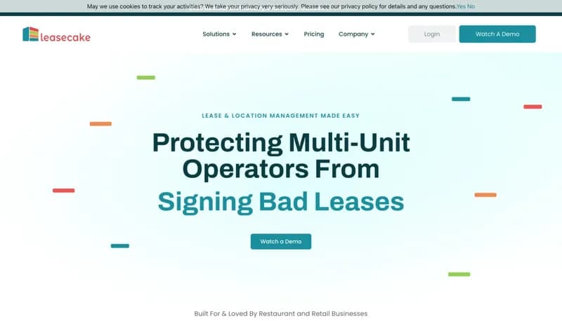 Leasecake screenshot