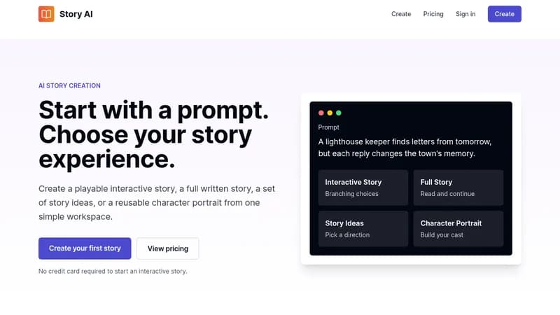 story ai website