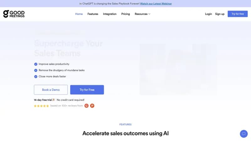 Goodmeetings screenshot