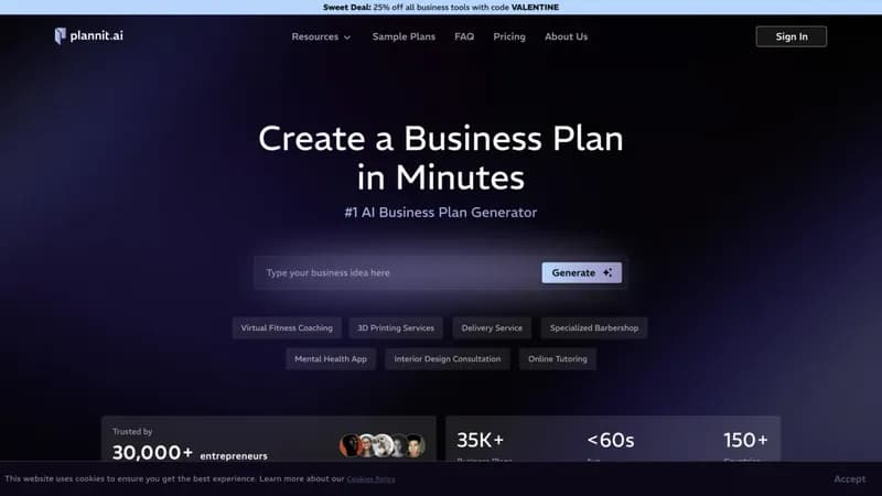Plannit.ai screenshot