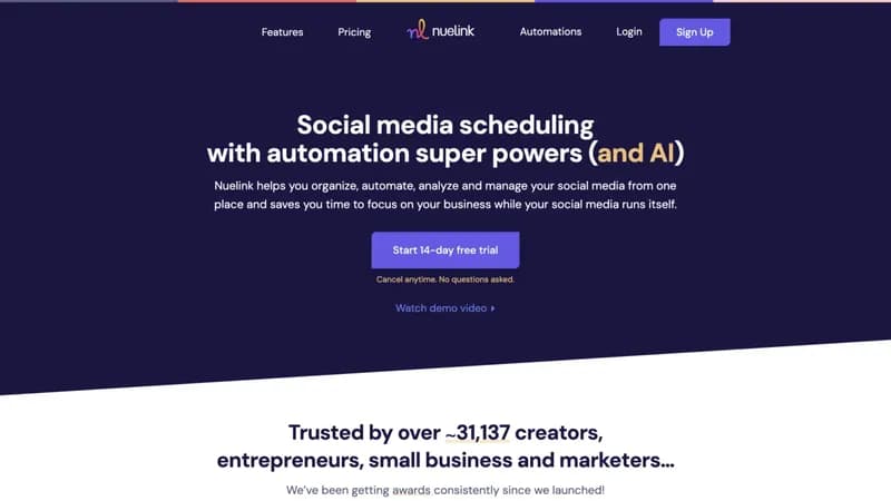 Nuelink screenshot