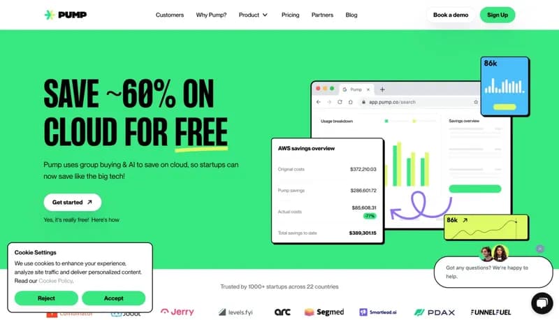 Pump screenshot