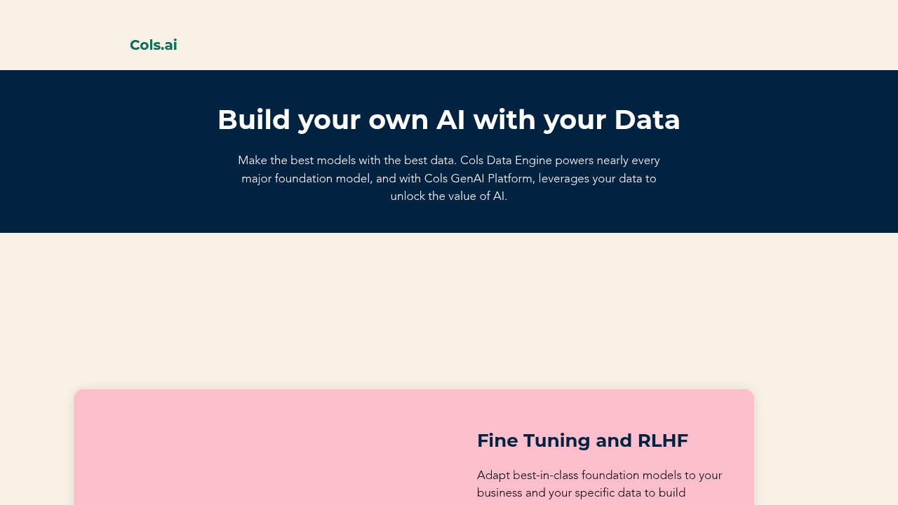 cols.ai website