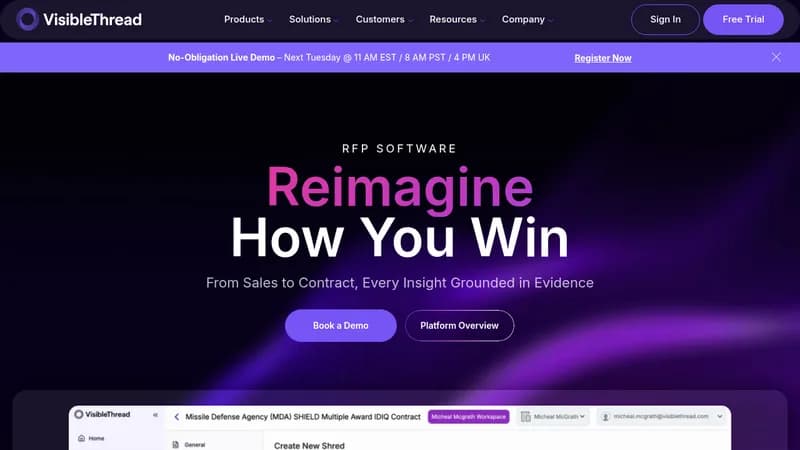 visiblethread website