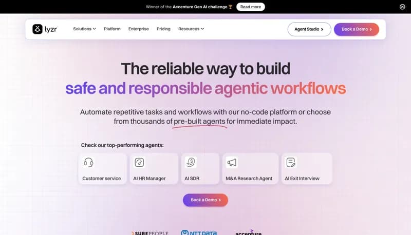 Lyzr Agent Studio screenshot