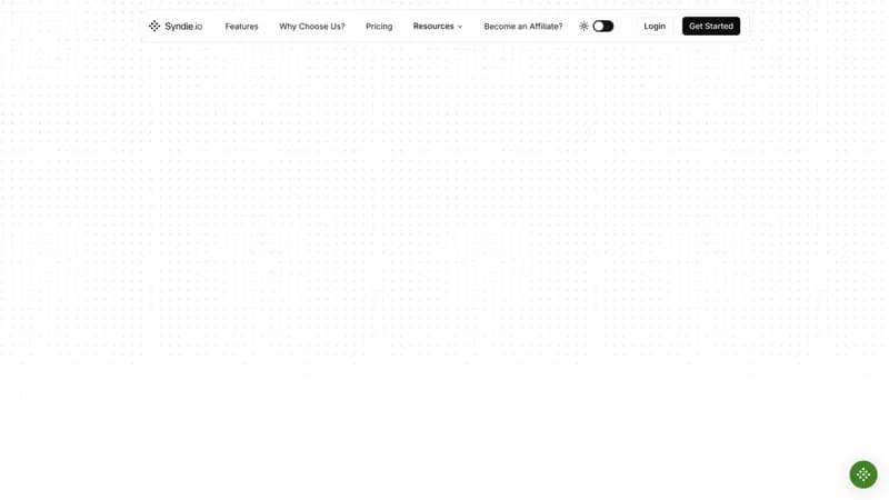 Syndie.io screenshot