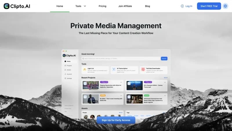 Clipto.AI screenshot