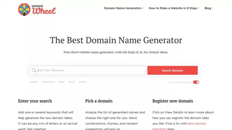 DomainWheel screenshot