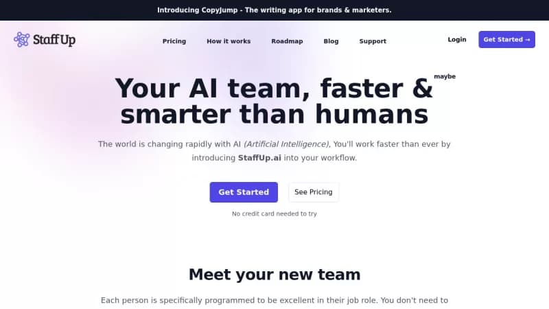 StaffUp.ai screenshot