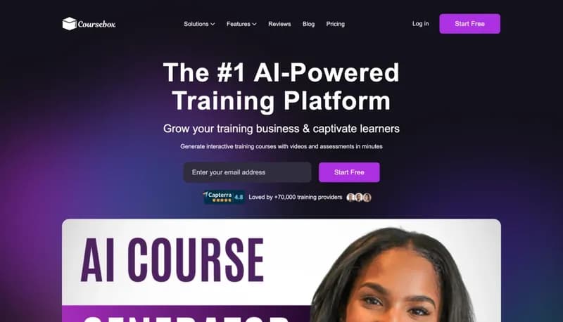 Coursebox screenshot