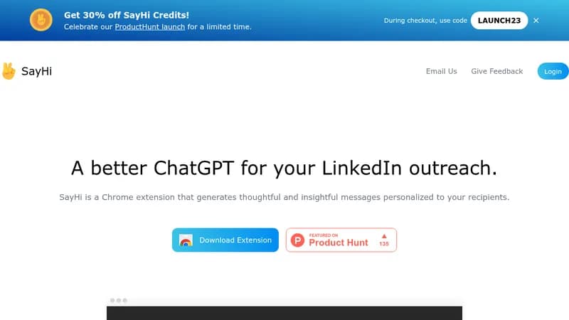 sayhi website