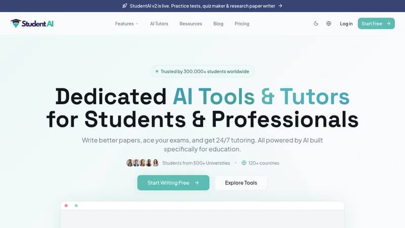studentai website