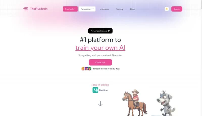 TheFluxTrain screenshot