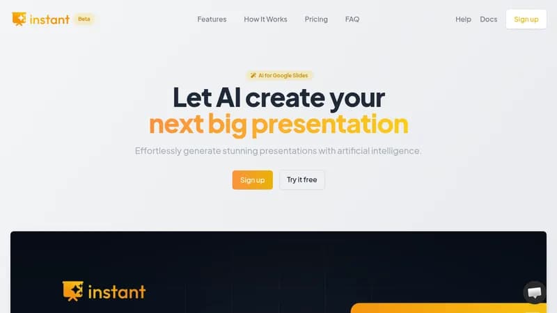 instant ai website