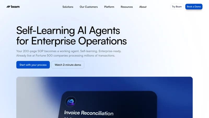 beam ai website